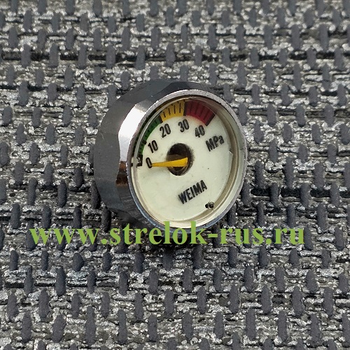 Манометр малый (40 мПа) для насоса, резьба M10х1
